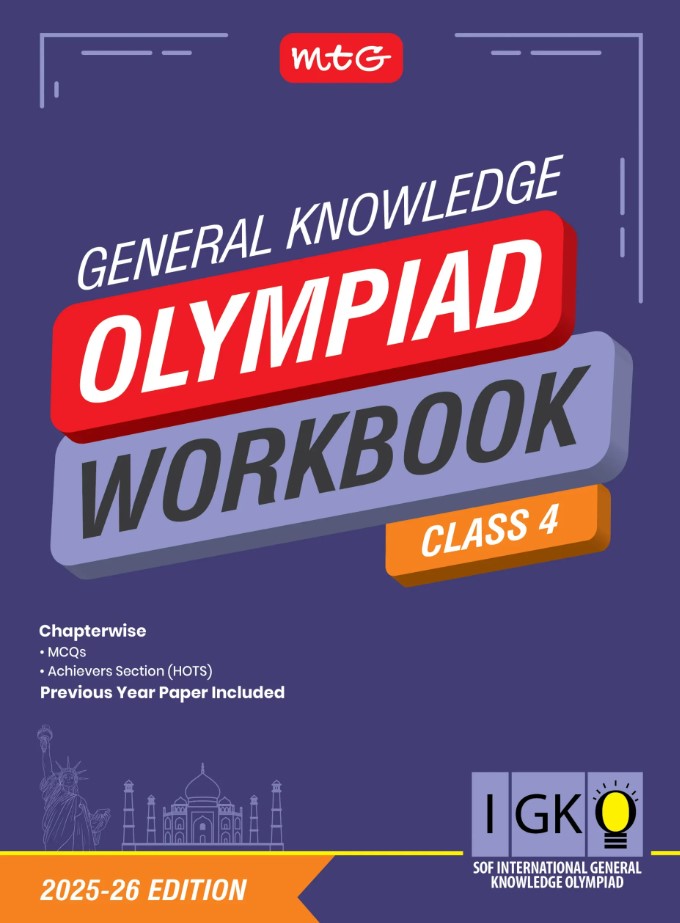 MTG International General Knowledge Olympiad (IGKO) Workbook for Class 4 - SOF Olympiad Preparation Books | 2025-2026 Edition